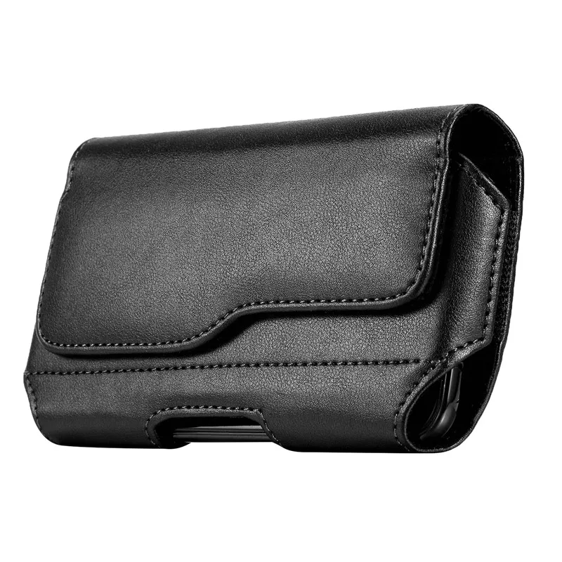 Belt Clip Pouch Leather Case for huawei P40 Nova 6se mate 30 Y5 Y6 2019 Universal Magnetic phone Cover honor V30 20i | Мобильные