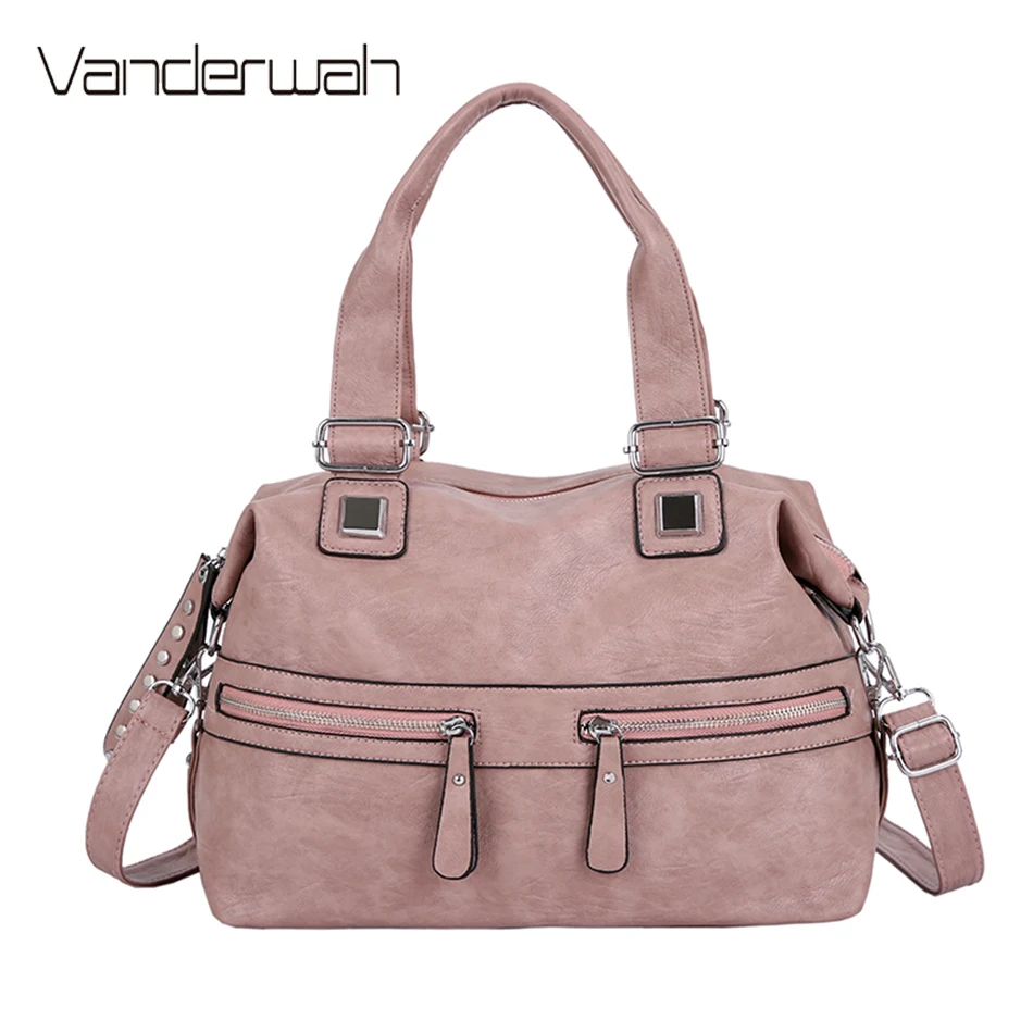 Женская сумка из мягкой кожи 2020 модные красные/черные женские сумки мессенджеры