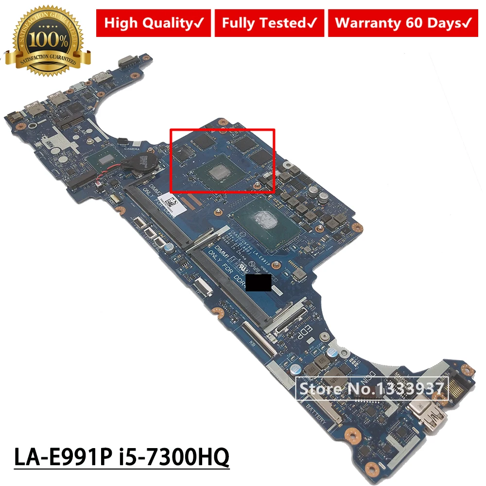 Материнская плата для ноутбука Dell Inspiron 7000 7577 7570 материнская CKA50/CKF50 с процессором