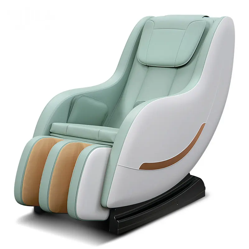 Adjustable Home Small Electric Massage Chair With Bluetooth Music, Full Body Armchair Recliner Sofa, Suit For Apartment