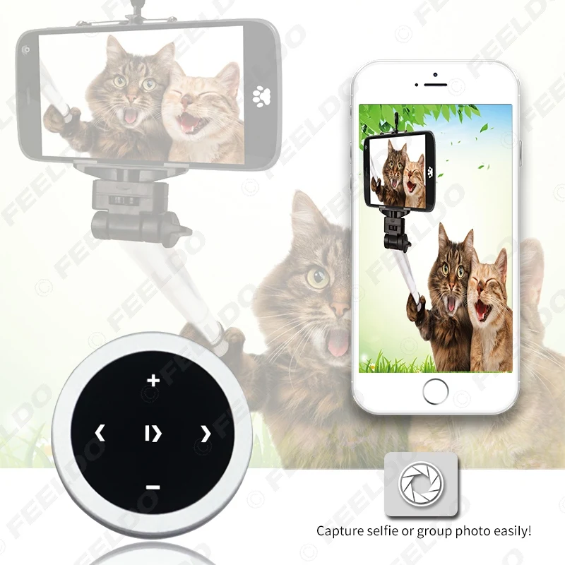 FEELDO новейший умный Bluetooth руль дистанционное управление Поддержка музыки SIRI