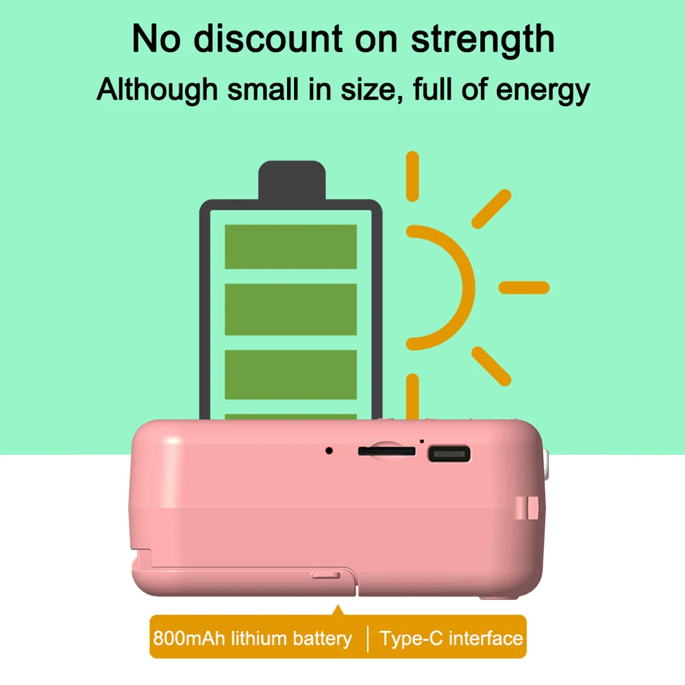 Детская камера мгновенная печать для детей 1080P беспроводной термопринтер