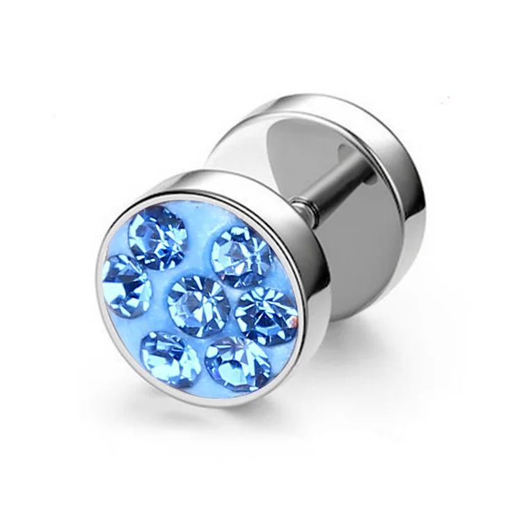 1 шт. мужские серьги-гвоздики из нержавеющей стали | Украшения и аксессуары