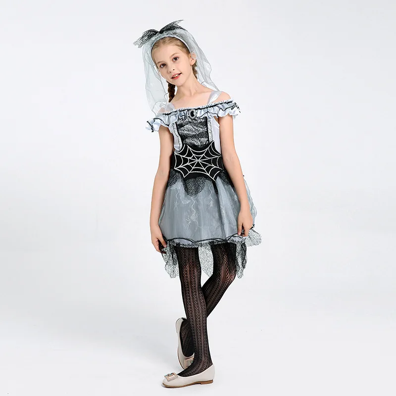 Костюм для косплея на Хэллоуин девочек комплект из 3 предметов с изображением