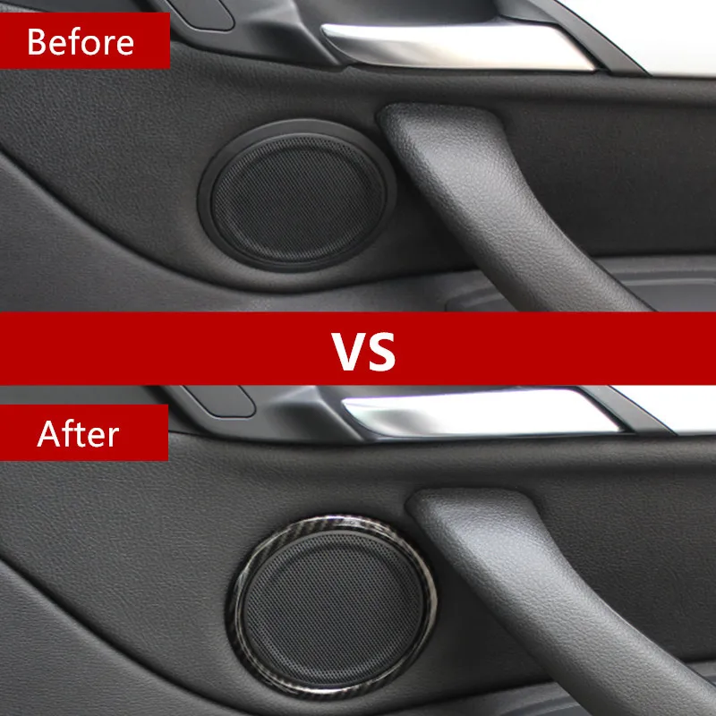 Цветная Автомобильная дверь из углеродного волокна искусственное кольцо