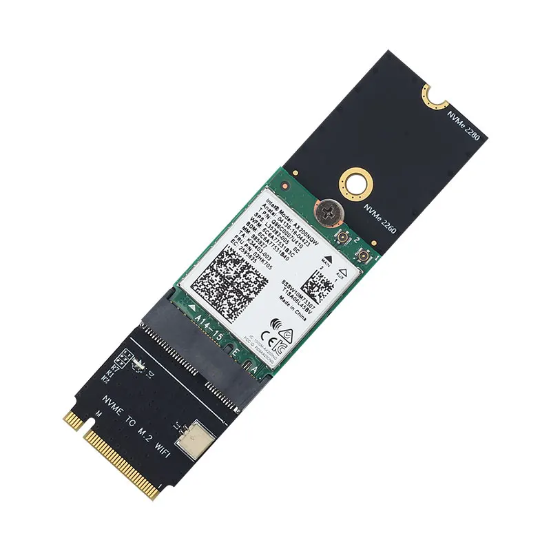Карта переходника AX200 AX200NGW на M.2 Key M 3000 Мбит/с 802.11ax для беспроводной сетевой карты