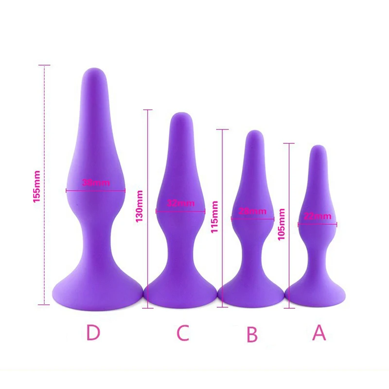 Украшение автомобиля 4 шт. силиконовая Анальная пробка устройство для анальной