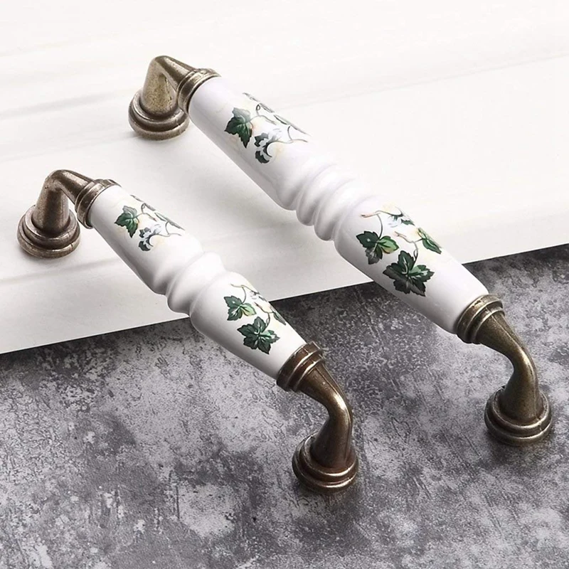 Ручка шкафа мебель ручка бар ручки дверная кухонные керамическая ящика 128