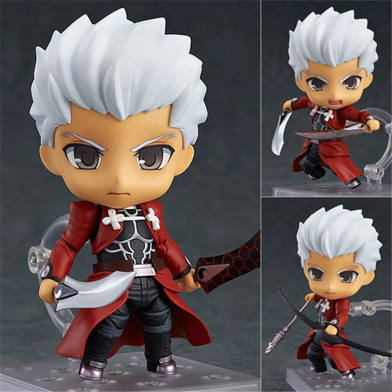 

10 см Новая версия Q аниме Fate Stay Night Emiya Shirou съемная модель детской игрушки Фигурки подарок