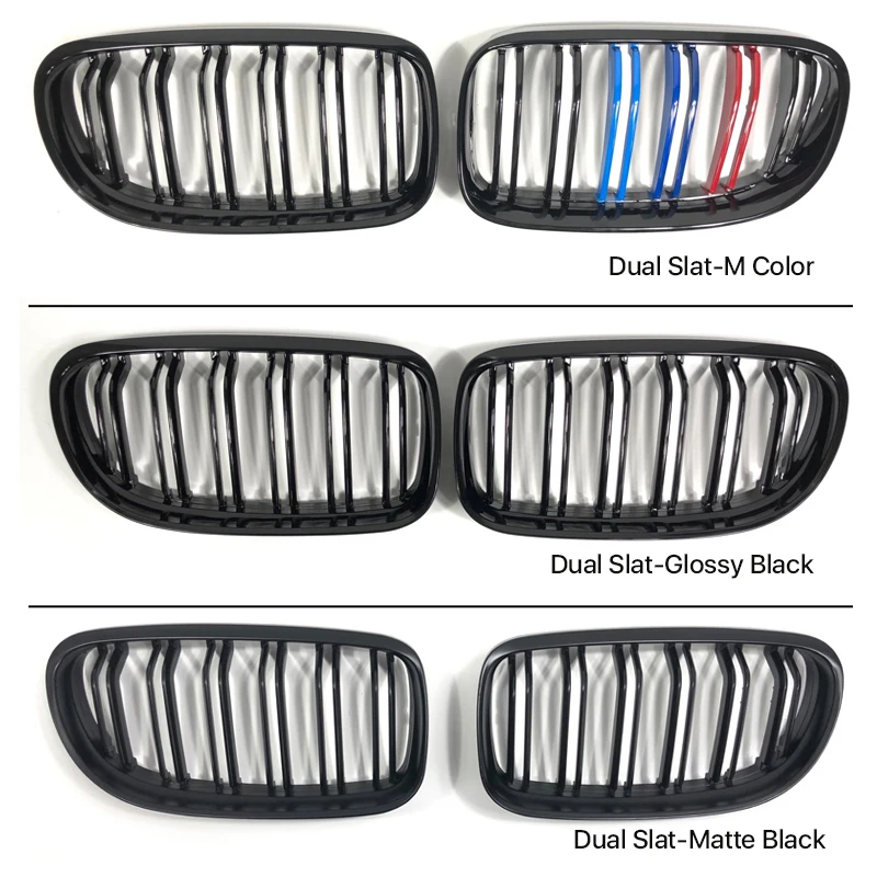 Передний бампер Kindey двойная планка угольный вид M Стиль решетка для BMW 3-Series M3 E90 LCI