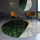 RULDGEE простой 3D Круглый круглый ковер Nordic ins ветер Кофе стол Одеяло компьютерное кресло подушка чистый красный Спальня Bedsid ковры