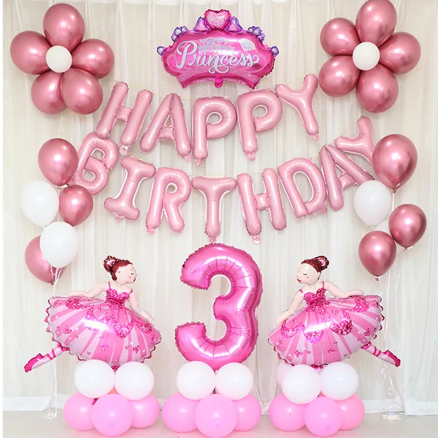 69 шт. розовый набор позолоченных ювелирных изделий балерина танцор балета для