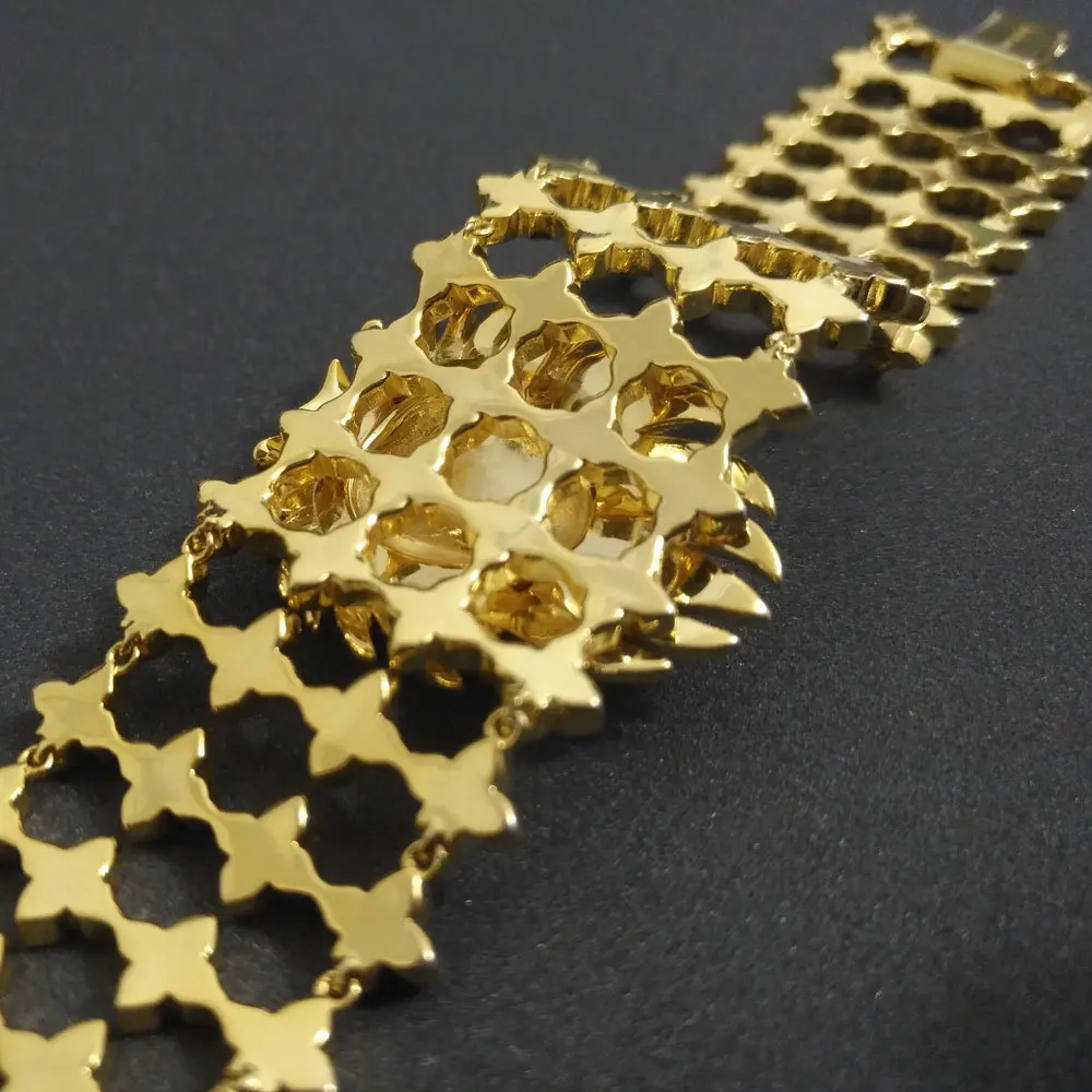 

S925 sterling silver ladies bracelet gold domineering lion bracelet light luxury ladies fashion jewelry