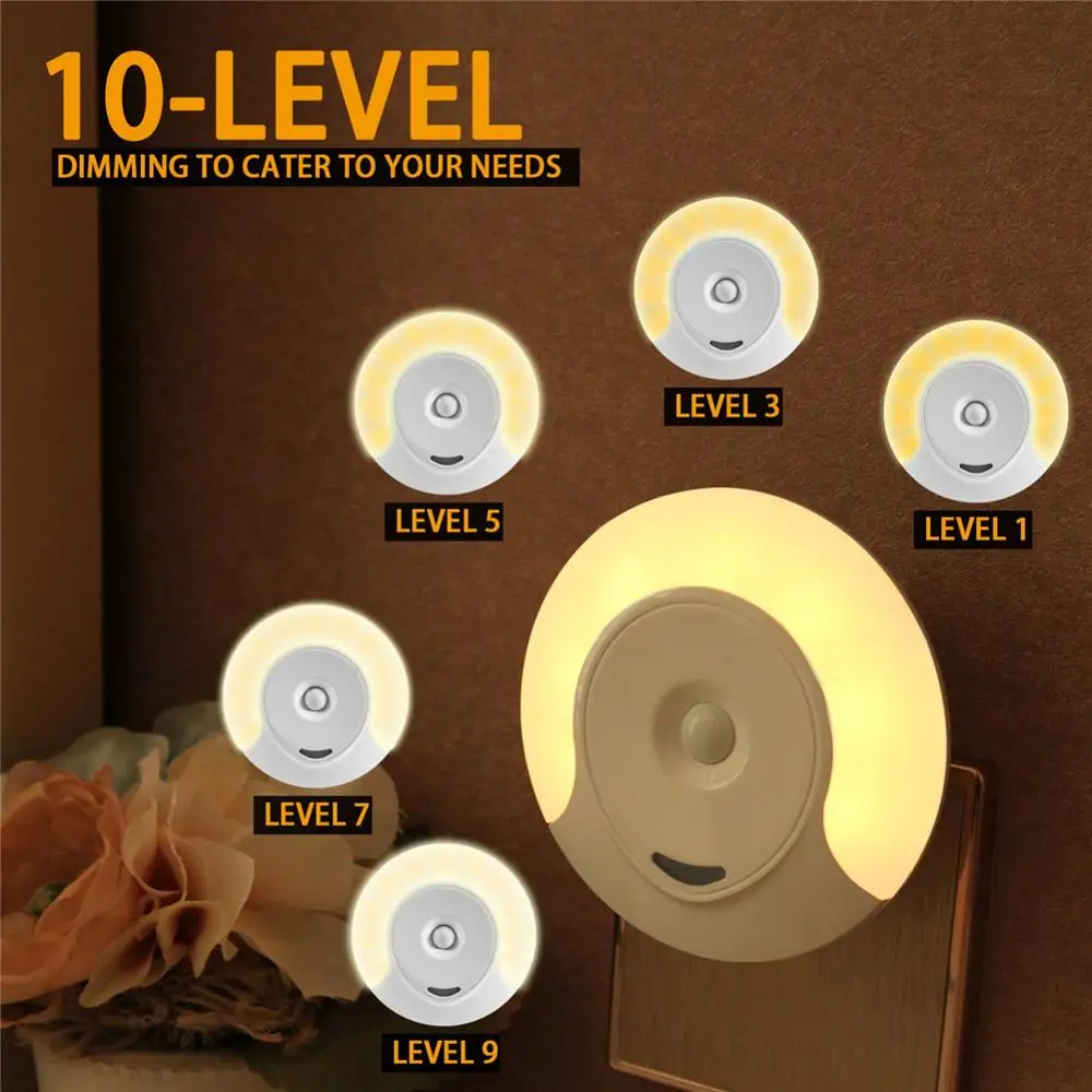 Домашний прикроватный светодиодный ночник настенный светильник с дистанционным