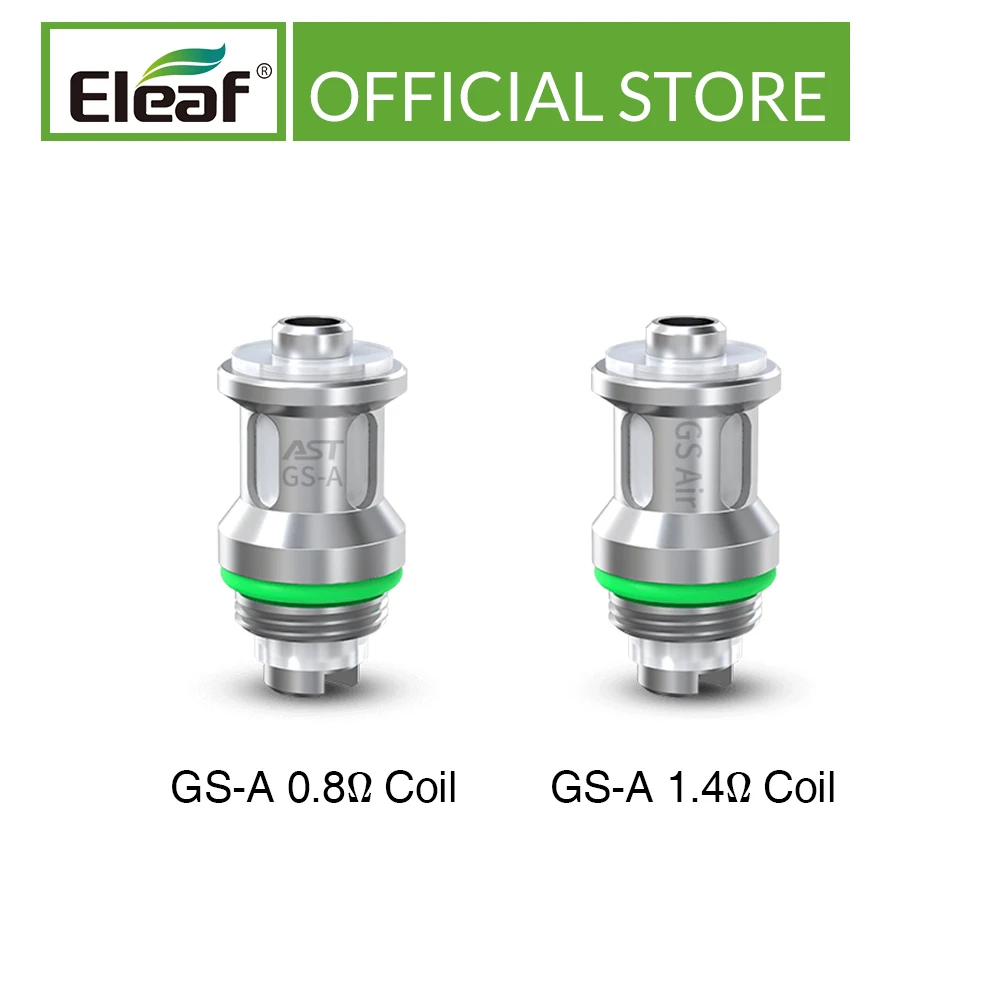 10 шт./упак. оригинальный Eleaf GS воздушный 1.4ohm A 0.8ohm катушки испаритель в форме