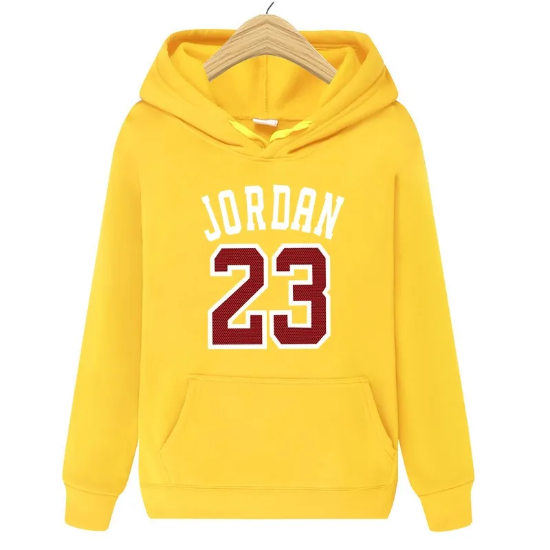 Хит, новинка JORDAN 23, толстовка с буквенным принтом, мужские толстовки, модная одноцветная толстовка с капюшоном, мужской пуловер, мужские спортивные костюмы, Мужское пальто - Цвет: yellow   023