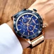 2021 LIGE Casual Sport Watch for Men Top Brand Luxury Military Leather Wrist Watches Mens Clocks Fashion Chronograph Wristwatch Other Image