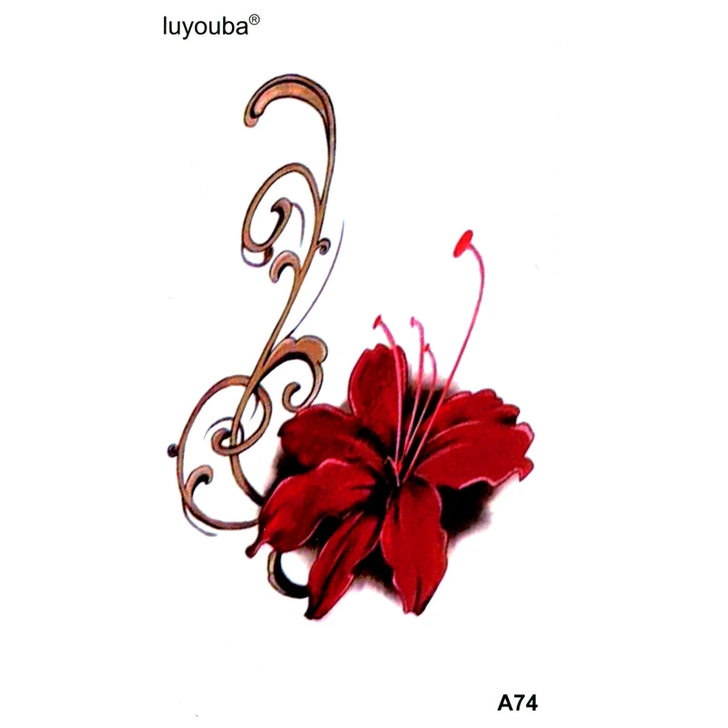 Временная татуировка Azalea для мужчин водонепроницаемая тату наклейка тела