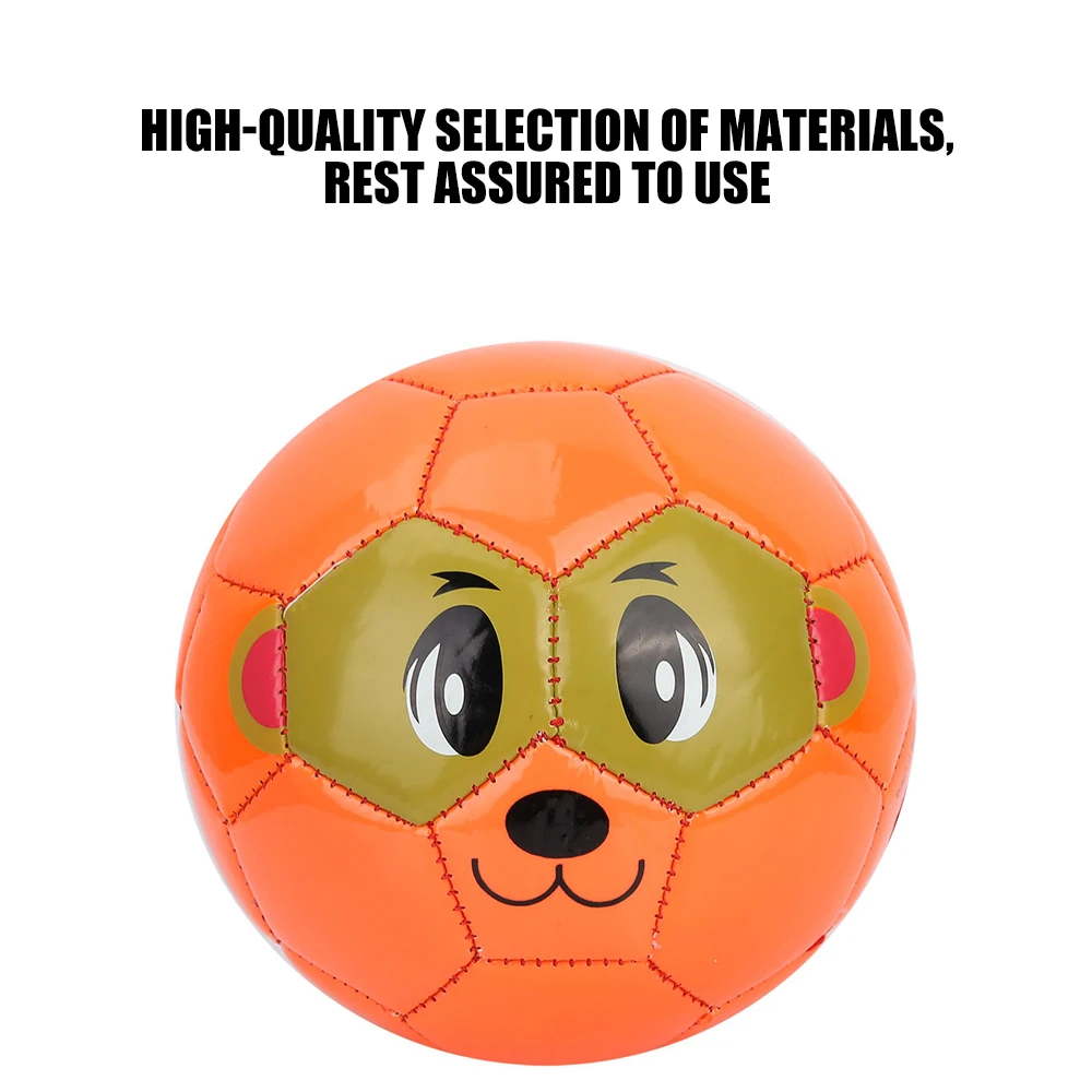 

Детский футбольный мяч подарок для детей обучение надувной футбольный мяч из ПВХ упругие шарики футбол аксессуары с забавным животным моти...