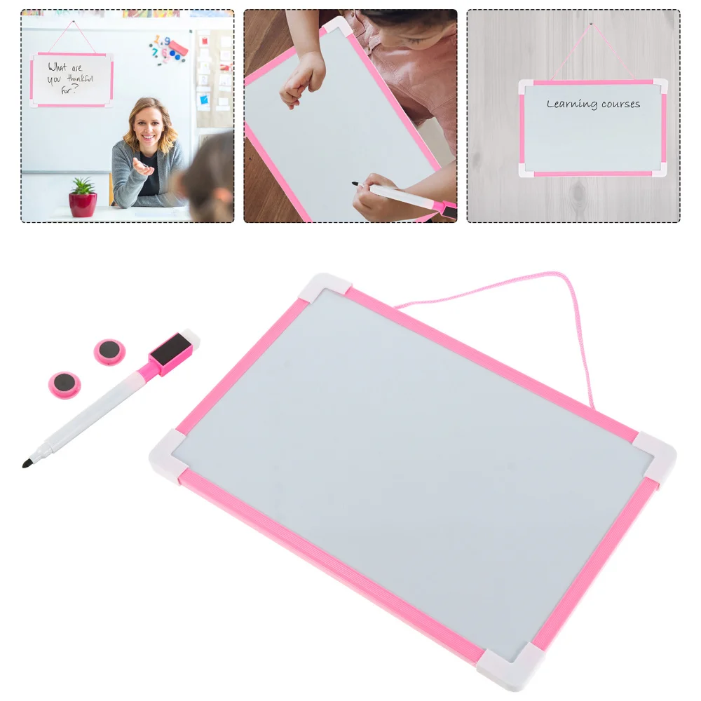 

1 Set Erasable Double-sided Writing Board Hanging Type Note Board for Home