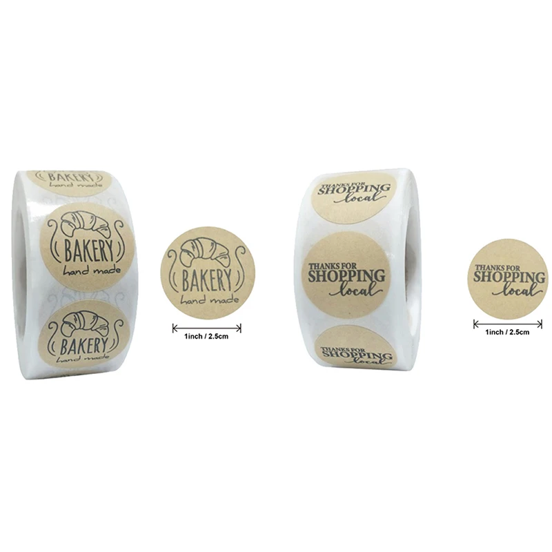 

500Pcs/Roll Thank You Stickers For Seal Label Scrapbooking Christmas Gift Decoration Stickers Stationery Stickers