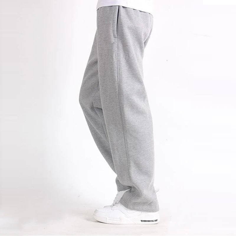 Casual Pants Trousers Large Big Plus Size 5XL 6XL 7XL Men Solid Baggy Loose Elastic Cotton Sweatpants | Мужская одежда