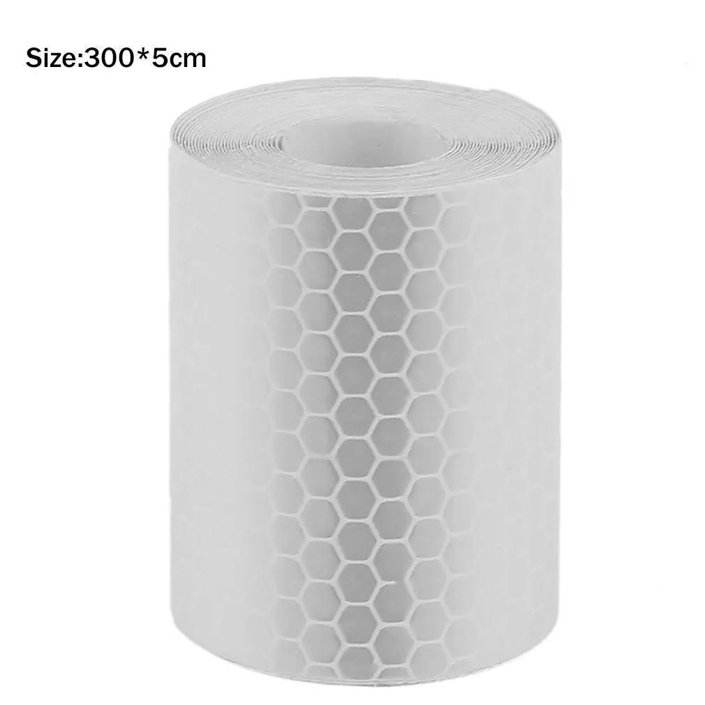 

New 5cmx3m Reflective Safety Warning Conspicuity Tape Film Sticker Stickers Car Truck Motorcycle Cycling Reflective Tape
