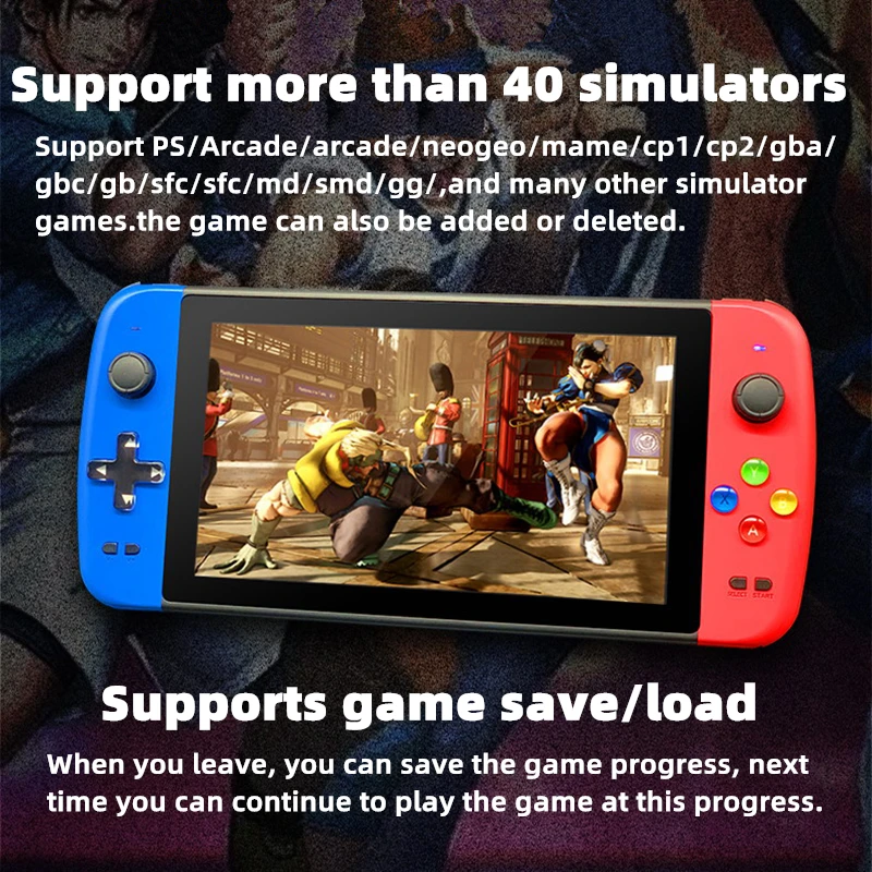 7 дюймовый четырёхядерный дважды DVD плеер игровой консоли двойной джойстик