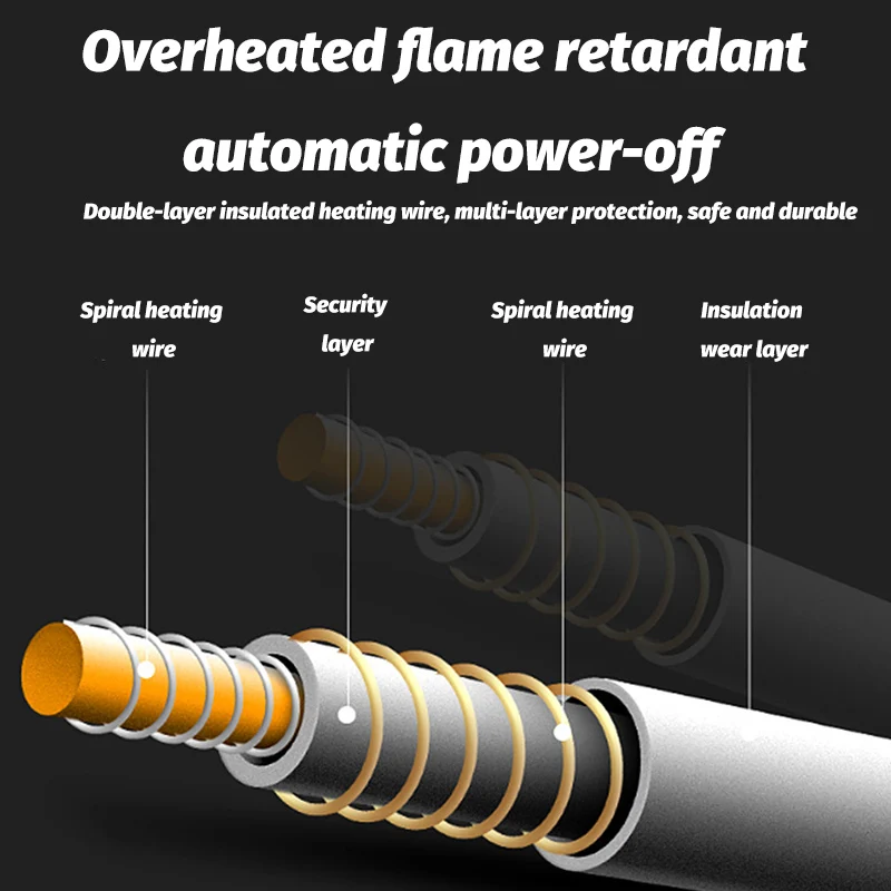 Электрическое одеяло с подогревом покрывало двойным утеплителем 150*120 см