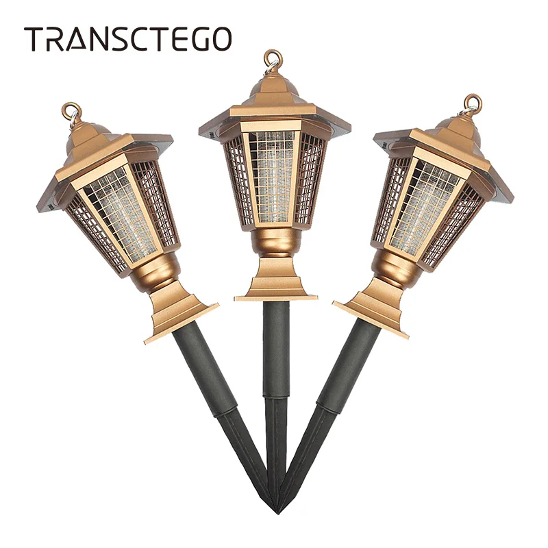 Светодиодный уличный светильник на солнечной батарее лампа убийца от комаров