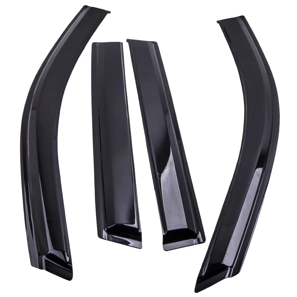 

4 Pcs Smoke Window Visors Vent Shade Deflectors for Jeep Cherokee 2014-2018 2019