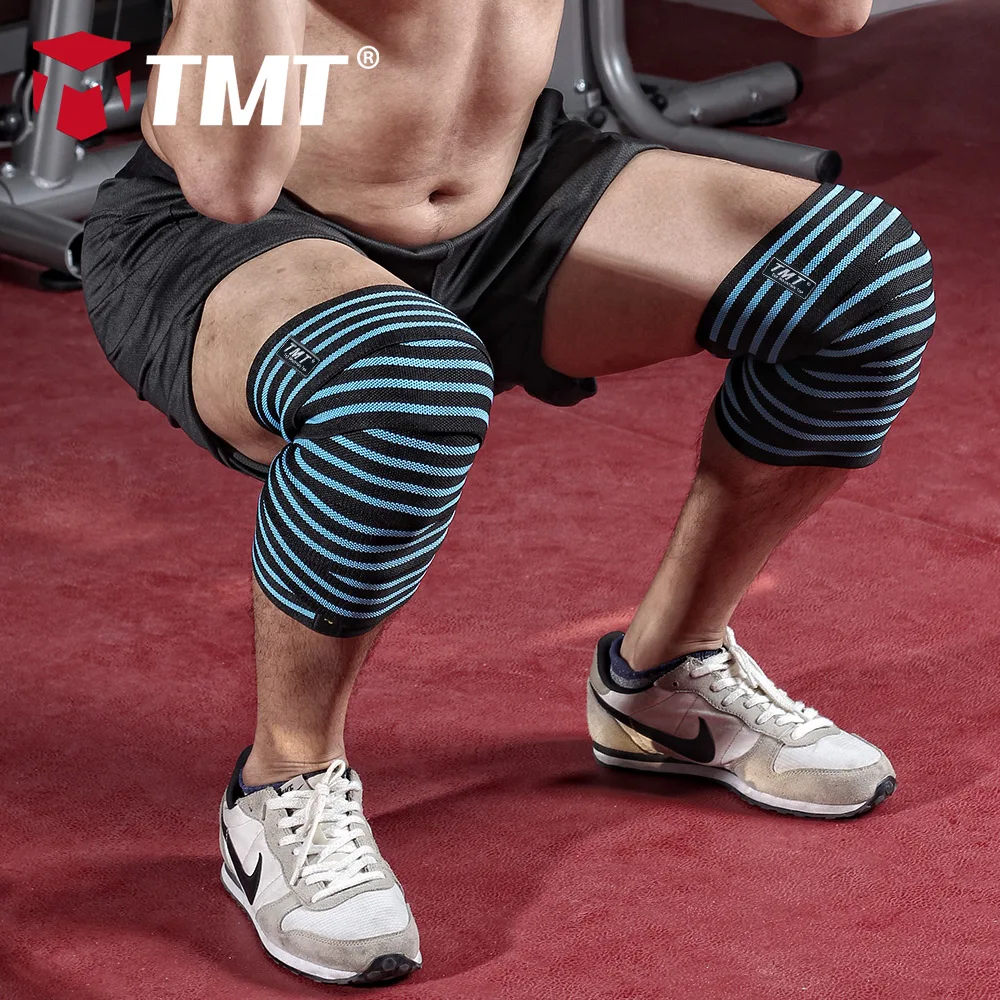 TMT Регулируемое магнитное колено эластичное Бандажное обертывание 180 см фитнес
