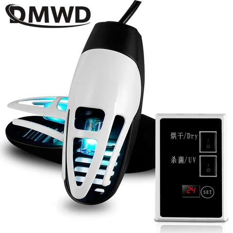 DMWD электрическое УФ устройство для стерилизации обуви, удаление запаха, сушилка для обуви, стерилизация, функция таймера, сушка обуви, подогреватель для ног