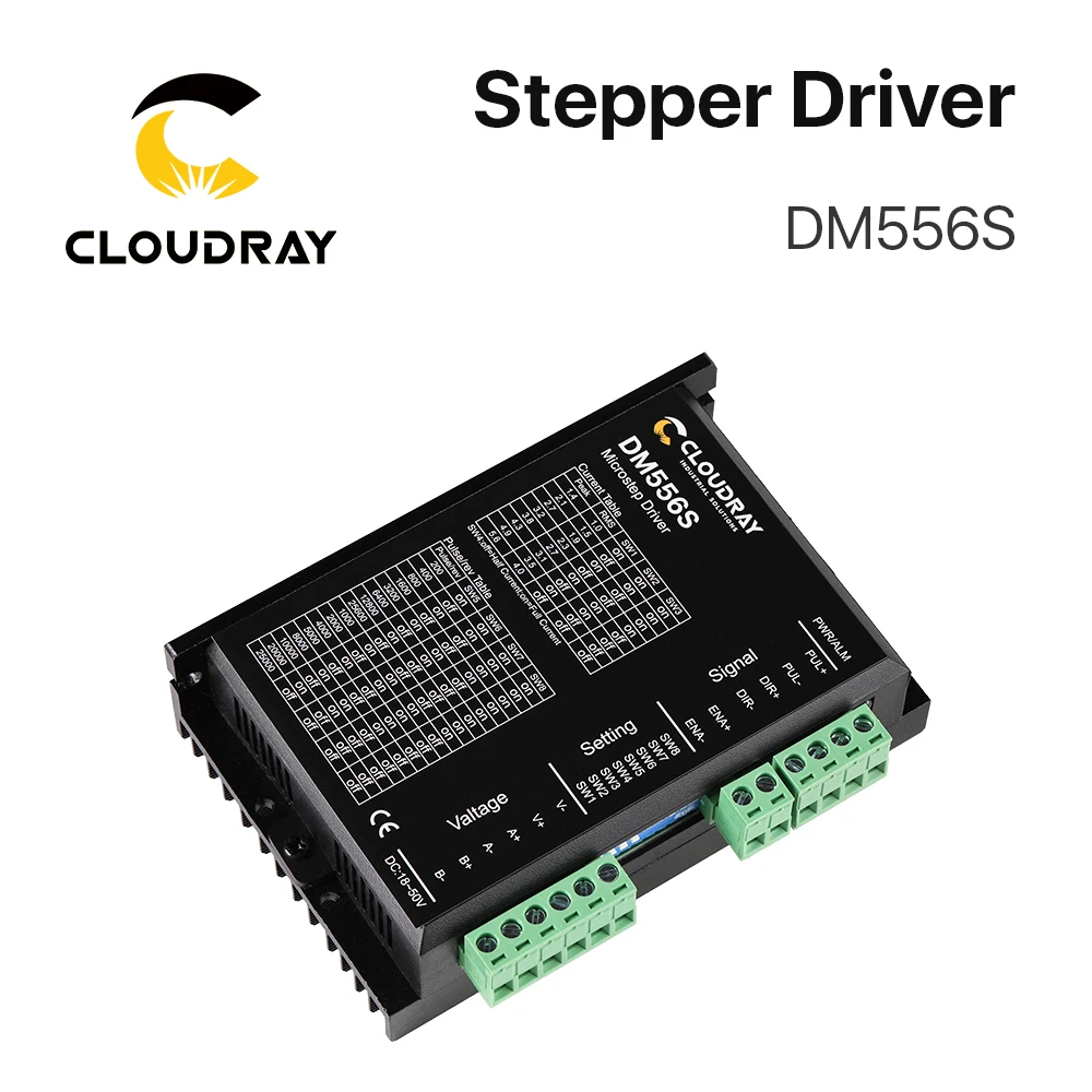 Cloudray 2-фазный шаговый мотор драйвер DM556S поставить Напряжение 18-50VDC Выход 1 4-5.6A ток |