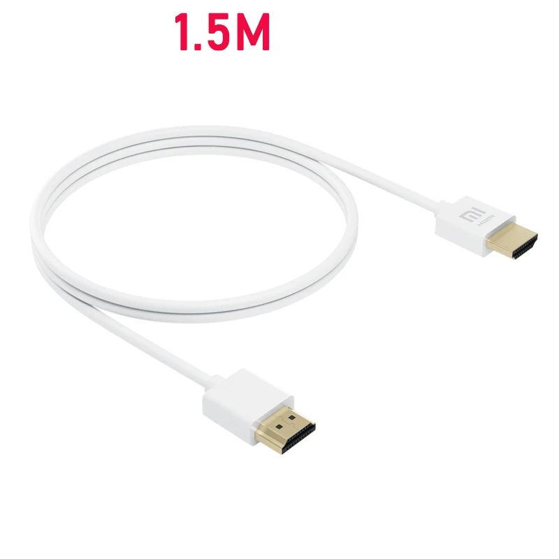 Оригинальный HDMI кабель Xiaomi к 3 м 1 5 4 HD с поддержкой 3D 24 К позолоченный штекер 18