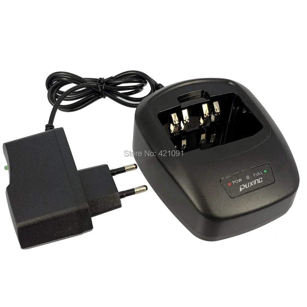 Desktop Charger AC Adapter for Puxing PX-888K PX-UV973 PX-777 PX-328 PX-728 PX-888 VEV-3288S Walkie Talkie Two Way Radio EU/US