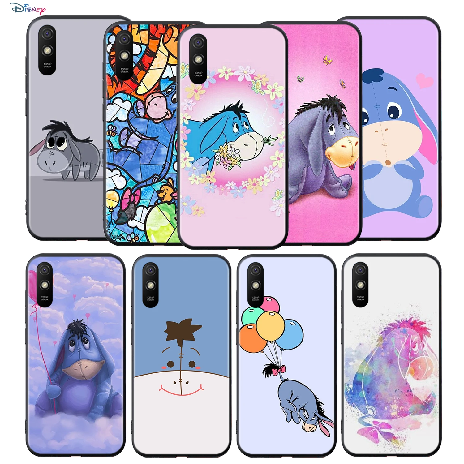 

Silicone Cover Cute Baby Eeyor For Xiaomi Redmi 9T 9 9C 9A 9AT 9i 8 8A 7 6 Pro 7A 6A 5 5A 4X Plus Phone Case
