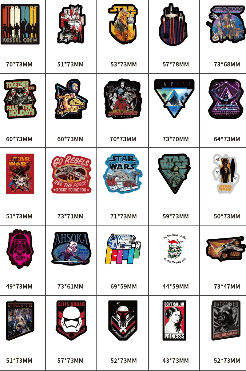 108 Star Wars superhero stickers waterproof suitcase notebook scooter explosive stickers