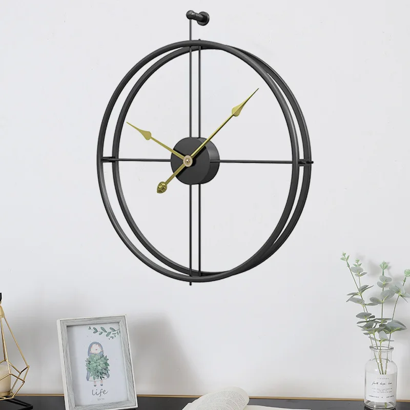 

Amazon hot selling home living room decorative watches and clocks