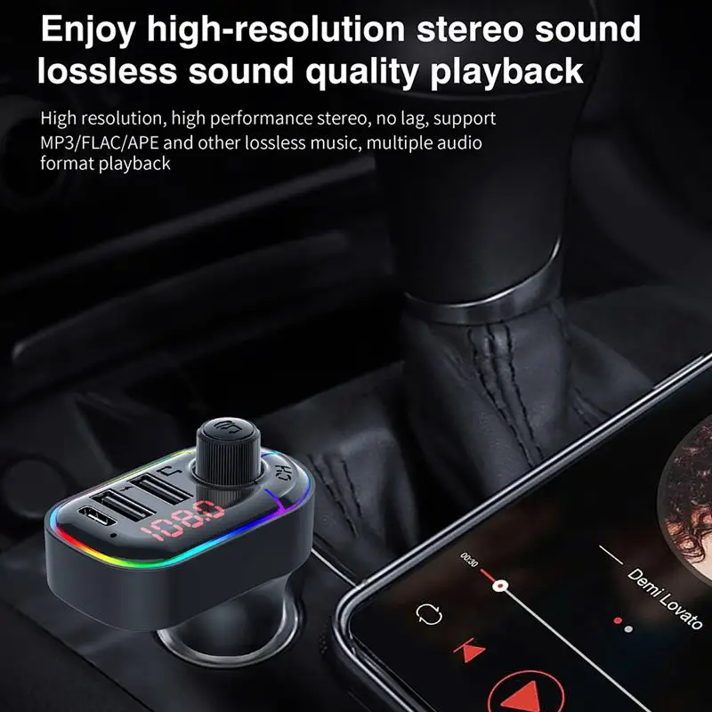 Fm передатчик Aux модулятор Bluetooth Handsfree Car Kit автомобильный аудио mp3 плеер с 2.1A