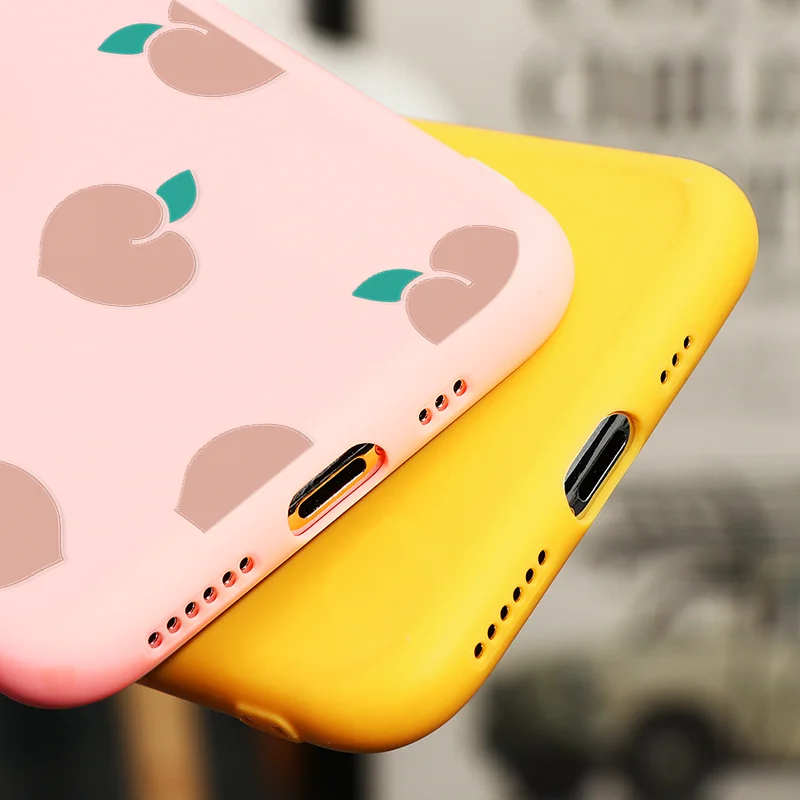 Милые фрукты авокадо лимонный чехол для iPhone 12 mini 11 Pro XS Max X XR 7 8 6 6s Plus 5 SE 2020