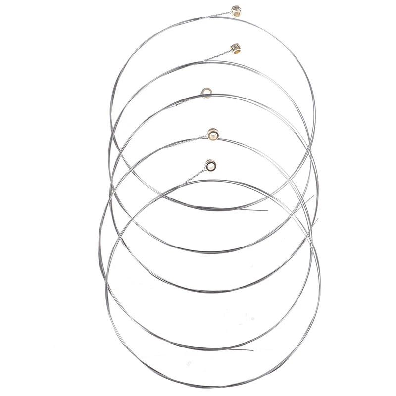 

5pcs Silver Tone Steel Strings E-1 for Acoustic Guitar String