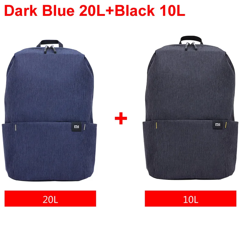 Оригинальный рюкзак Xiaomi простой водонепроницаемый маленький 10 л 20 Л