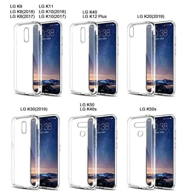 Ультратонкий Прозрачный мягкий чехол для LG K30 K20 2019 K50s K50 K40s K40 K12 Plus K11 K10 K8 2018 2017 k9