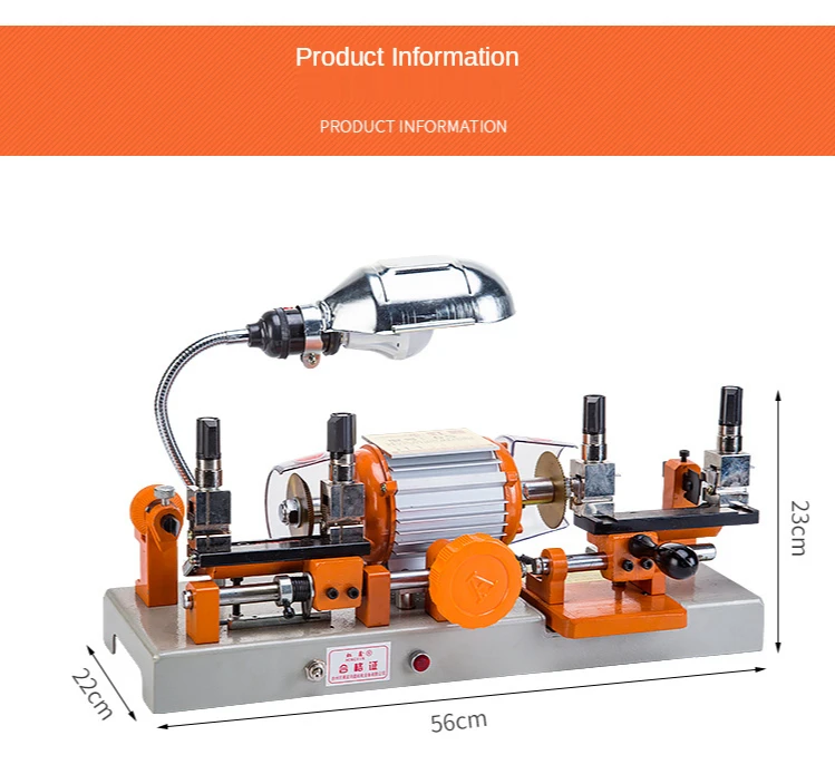 

Multifunction KeyMachine Horizontal Key Machine Key Automatic Cutting Duplicator High Efficiency Key Machine Double Head Manua
