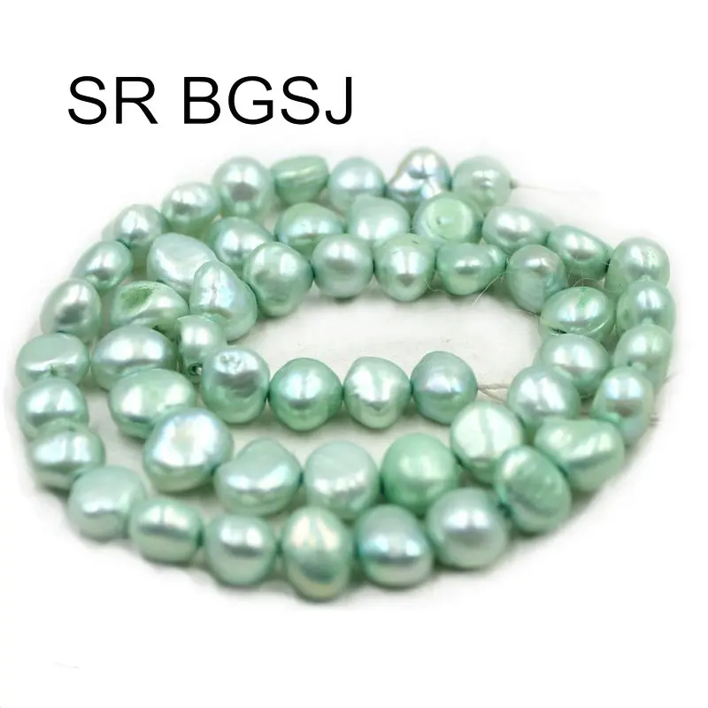 Бесплатная доставка 7-8 мм зазор барокко картофельный жемчуг натуральный