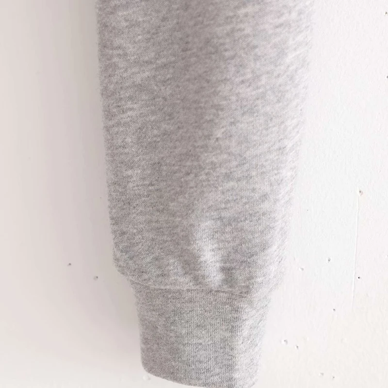 

PUWD Casual Woman Grey Cotton Backless Short Hoodies 2021 Spring Fashion Ladies Soft Hooded Pullover Grils Basic Sweatshirt