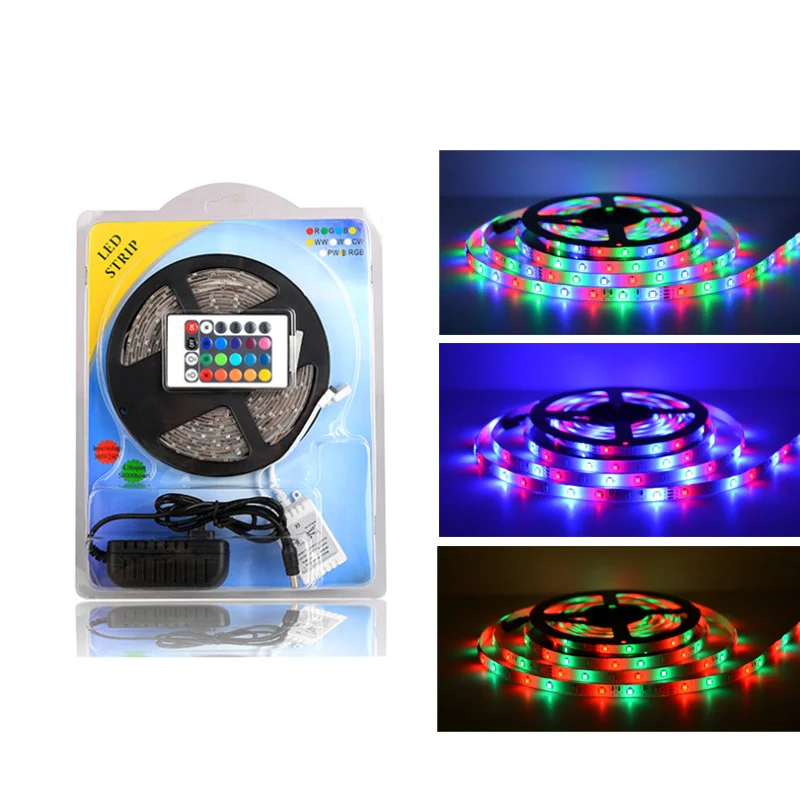 SMD5050 Светодиодная лента бесплатная доставка высокий CRI RGB светодиодный
