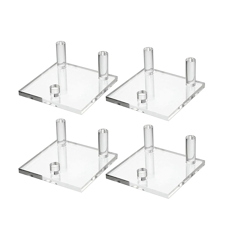 

Акриловый выставочный держатель, 4 шт., прозрачный выставочный мольберт, подставки для Ископаемых Кораллов, геодов, рок, минерального агата, ...