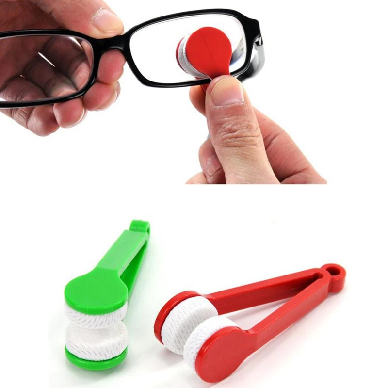 

Cleaner Wipe Microfiber Spectacles Eyeglass Eyewear Cleaner Screen Rub Mini Soft Eye Glasses Lens Cleaning Brush
